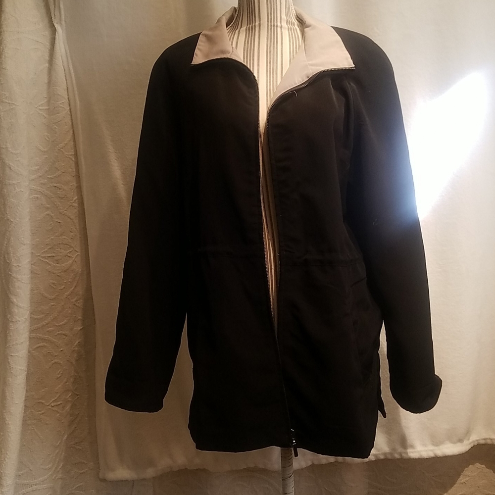Jones New York Sport Jacket w/Removable Hood Sz Lg